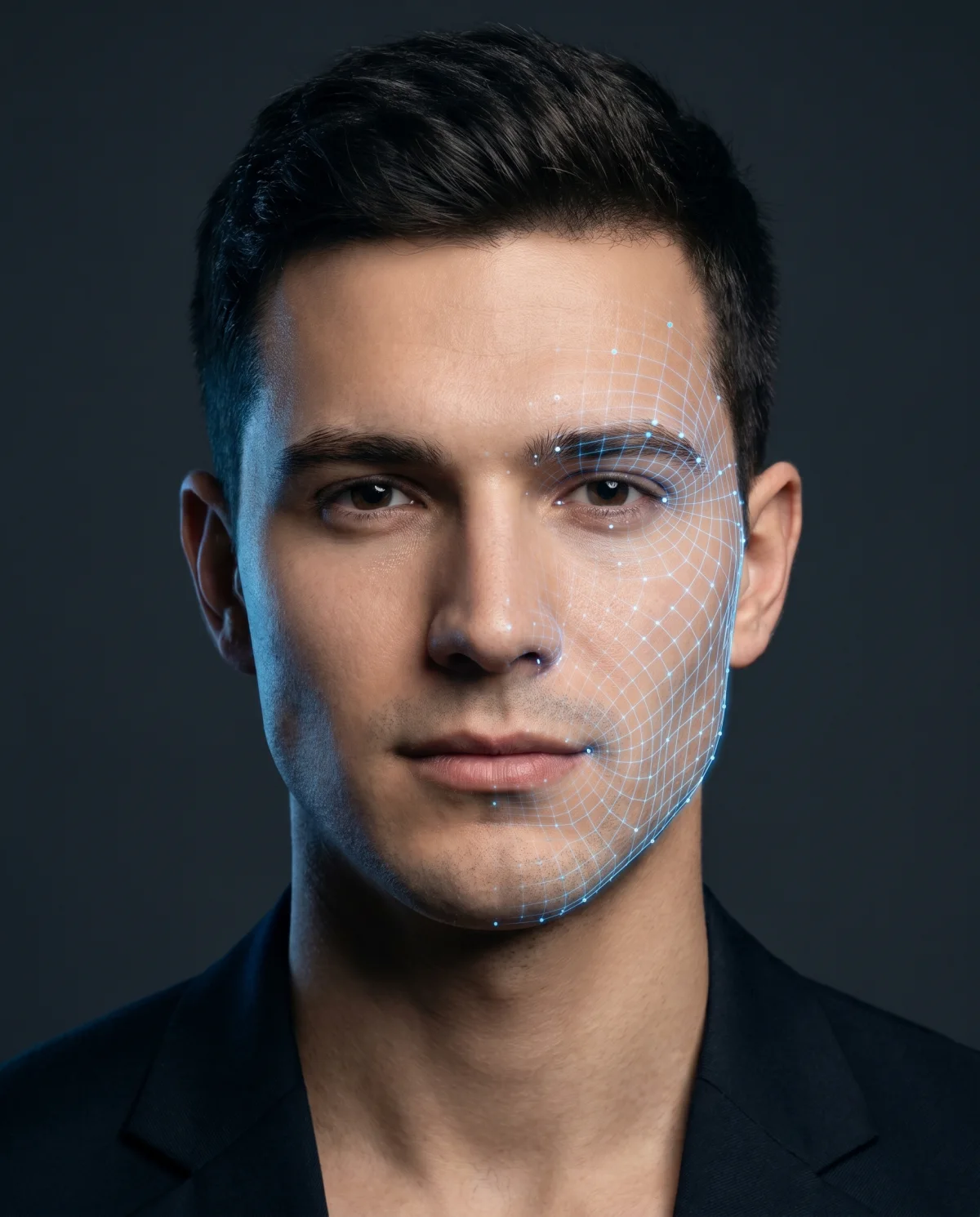 Análisis facial en 3D con malla TrueDepth